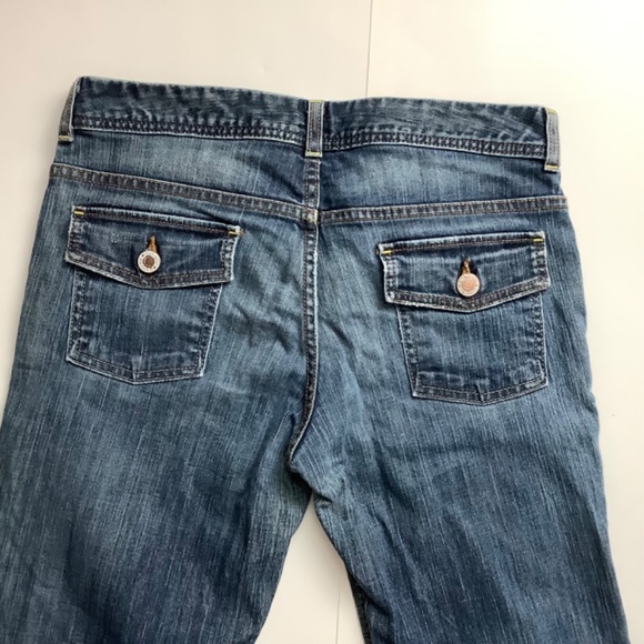 Vintage Y2K BR Wide Leg Low Rise Jeans - Picture 5 of 8